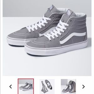 Grey high top vans🤩🤩